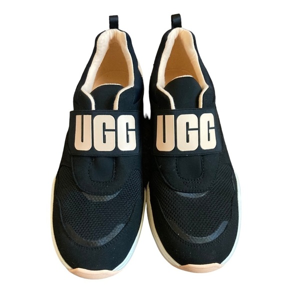 Brand New UGG LA FLEX Athletic Sneaker Shoes Black Peach Fuzz Women’s Size 9 - Picture 14 of 16